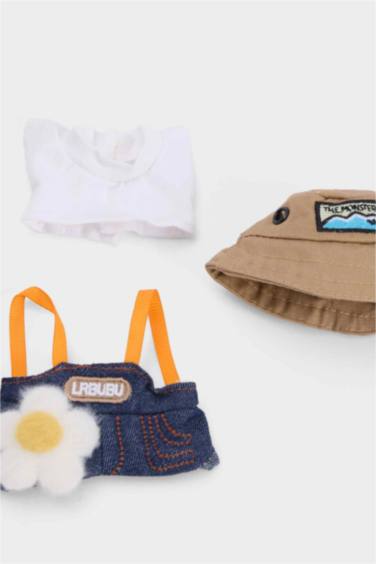 Kadın Papatya Detaylı Giydirilebilir Charm Anahtarlık Kostümü