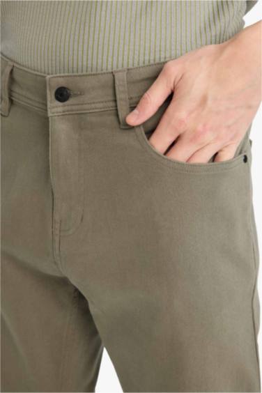 REGULAR FIT Erkek Chino Kanvas Pantolon - Görsel 4