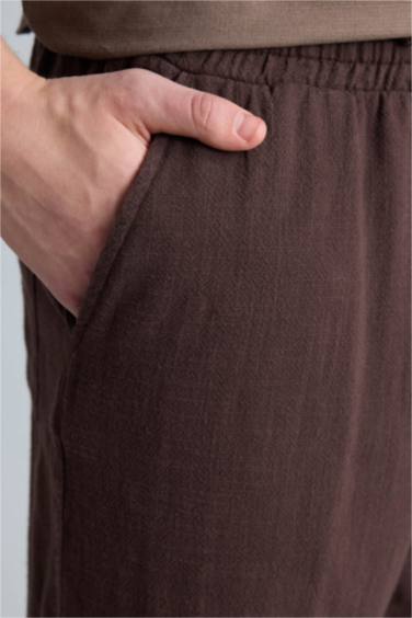 %100 Pamuk Baggy Fit Pantolon - Görsel 5