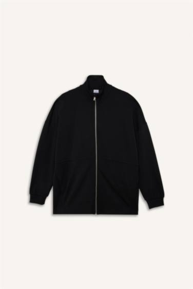 Long Fıt Modal Hırka - Görsel 9