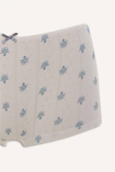 %100 Pamuk Çiçekli Boxer - Görsel 10