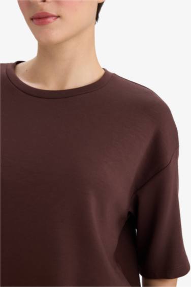 Relax Fit Crew Neck Basic T-Shirt