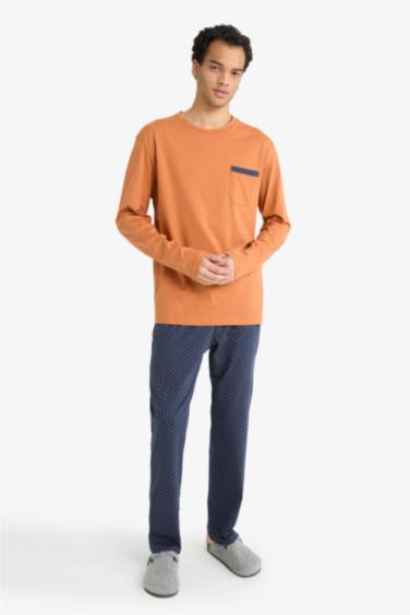 Pijama Takımı Regular Fit Uzun Kollu Üst Uzun Alt