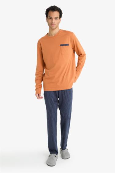 Pijama Takımı Regular Fit Uzun Kollu Üst Uzun Alt