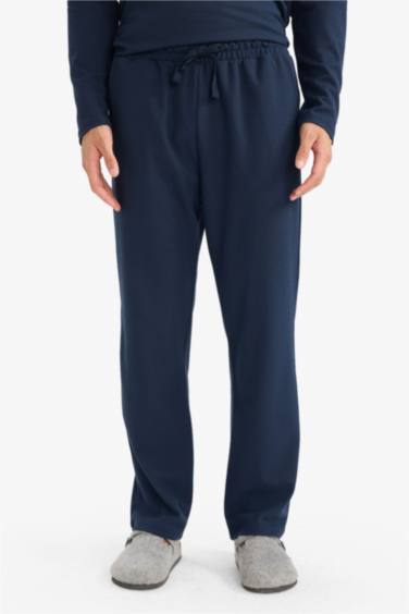 Pijama Takımı Regular Fit Uzun Kollu Waffle Üst Uzun Alt