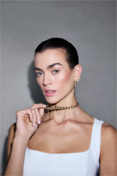 Reis X DeFacto Deniz Kabuğu Desenli Gold Kolye - Görsel 2