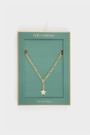Reis X DeFacto Yıldız Figürlü Gold Kolye - Görsel 3