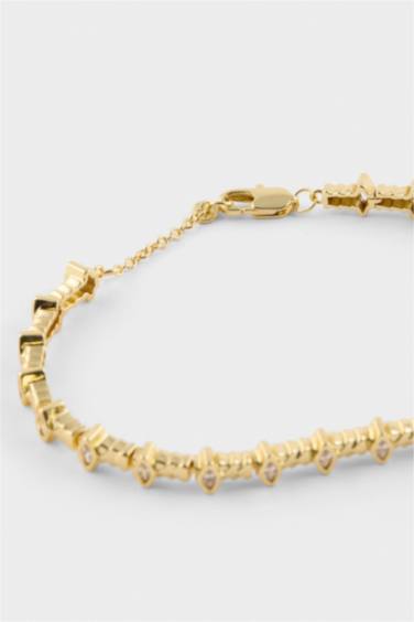 Reis X DeFacto Taşlı Gold Bileklik - Görsel 4