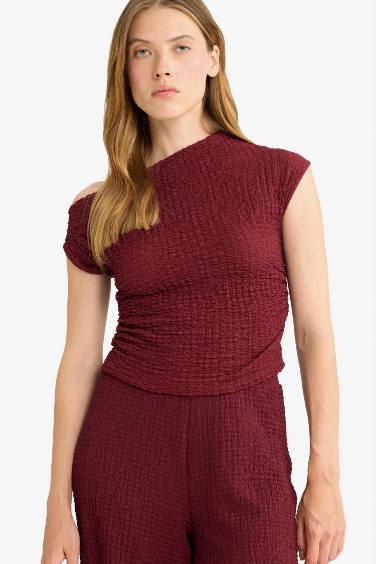 Top asymétrique Coupe slim