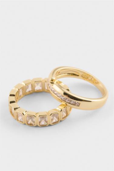 Reis X DeFacto 2'li Gold Yüzük - Görsel 6