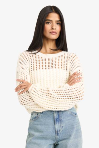 Свитер с круглым вырезом Regular Fit