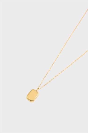 Kadın Gold 2'li Çelik Kolye
