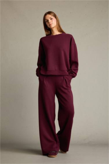 Regular Fit Normal Bel Düz Paça Modal Pantolon