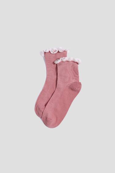 Woman 2 piece Short Cotton Socks