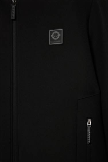 Slim Fit колледж жағалы бомбер кардиган