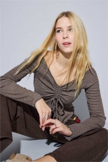 Coool футболка с расклешенными рукавами и длинными рукавами