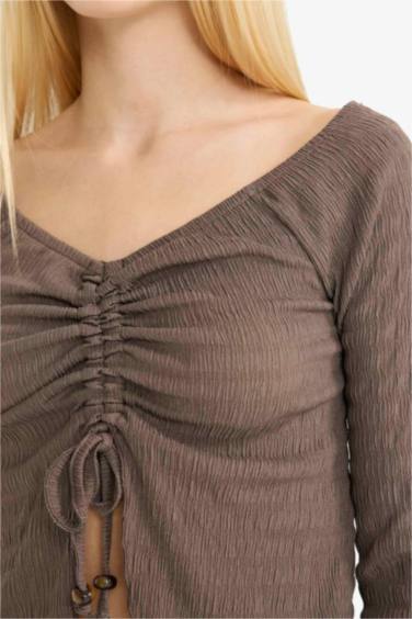 Coool футболка с расклешенными рукавами и длинными рукавами