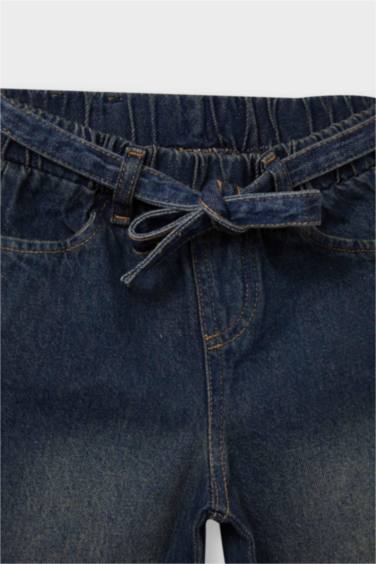 Kız Bebek Wide Leg Jean Pantolon
