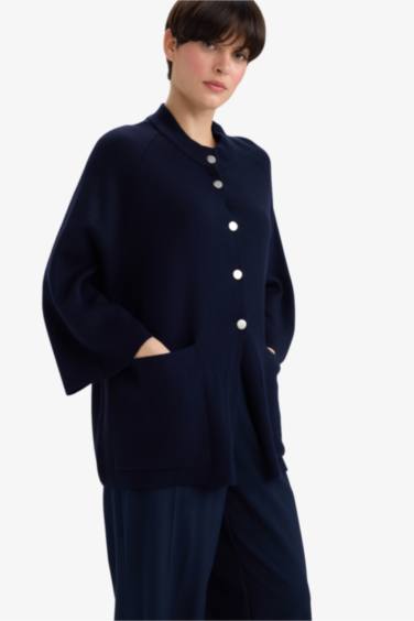 Relax Fit V-Neck Knitwear Cardigan