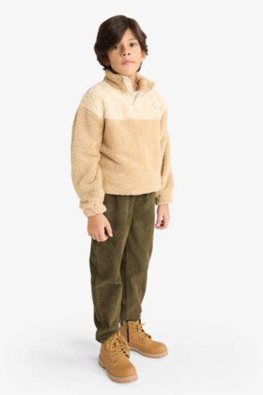 Erkek Çocuk Standart Paça Kadife Pantolon