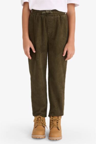 Erkek Çocuk Standart Paça Kadife Pantolon