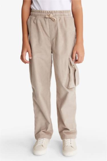 Erkek Çocuk Standart Paça Kadife Pantolon