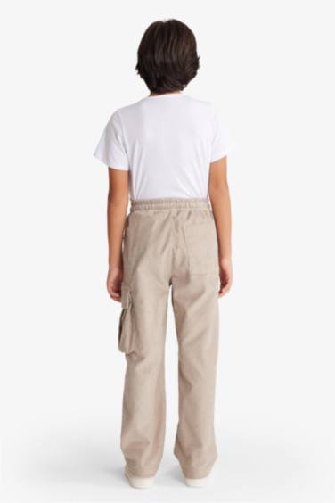 Erkek Çocuk Standart Paça Kadife Pantolon