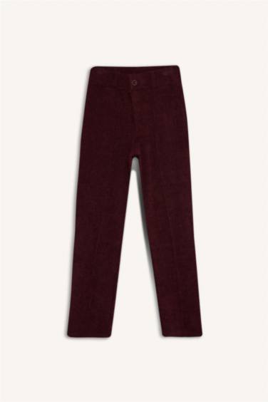Girl Wide Leg Velvet Trousers