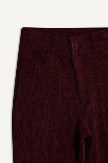 Girl Wide Leg Velvet Trousers