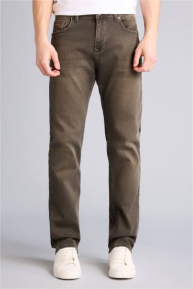 Sergio Regular Fıt Normal Bel Boru Paça Pantolon - Görsel 16