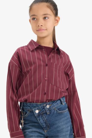 Girl Regular Fit Long Sleeve Shirt and T-shirt