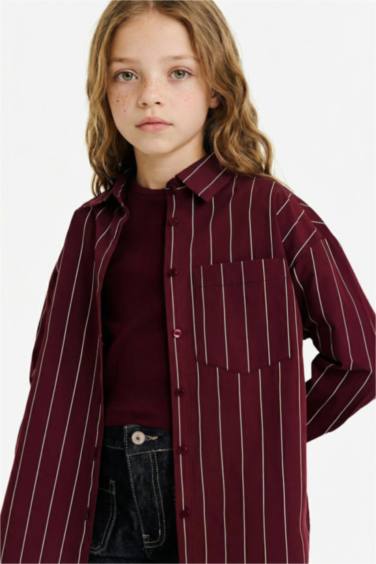 Girl Regular Fit Long Sleeve Shirt and T-shirt