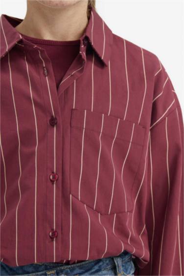 Girl Regular Fit Long Sleeve Shirt and T-shirt