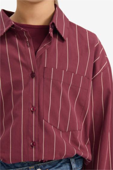 Girl Regular Fit Long Sleeve Shirt and T-shirt