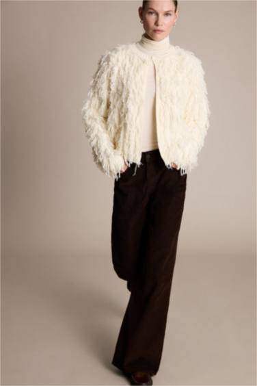 Wide Leg High Waist Velvet Trousers