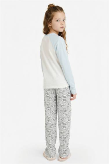 سيت بجامة بناتي قصة عادية من هيلو كيتي - قطعتين