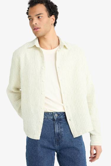 Boxy Fit Long Sleeve Shirt