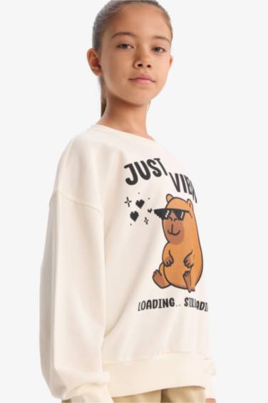 Relax Fit Animal Sweatshirt