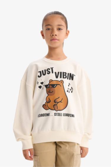 Relax Fit Animal Sweatshirt