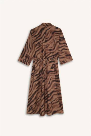 Gömlek Yaka Yarım Kol Elbise