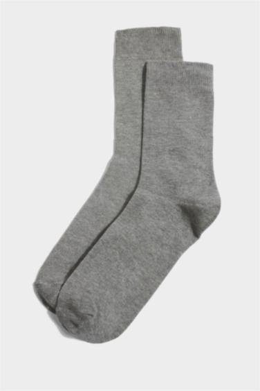 Kadın 5'li Pamuklu Uzun Çorap