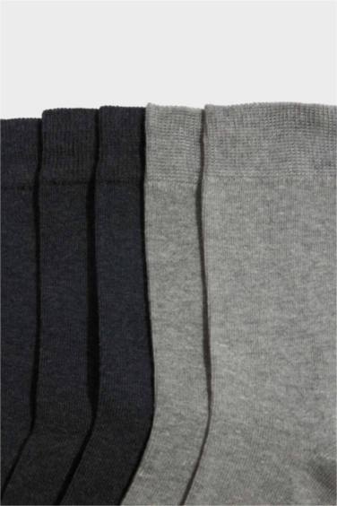 Kadın 5'li Pamuklu Uzun Çorap