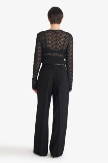 Straight Fit Regular Hem Sensual Trousers