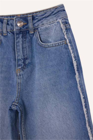 بنطرون جينز وايد ليج برجل واسع