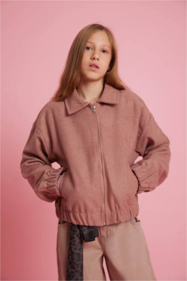 Девочковая фланелевая рубашка с длинными рукавами стандартного покроя