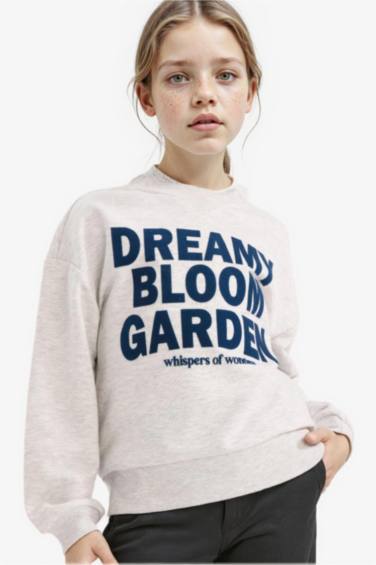 Relax Fit Crew Neck Sweatshirt