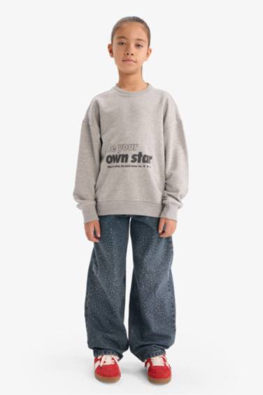 Relax Fit Crew Neck Sweatshirt