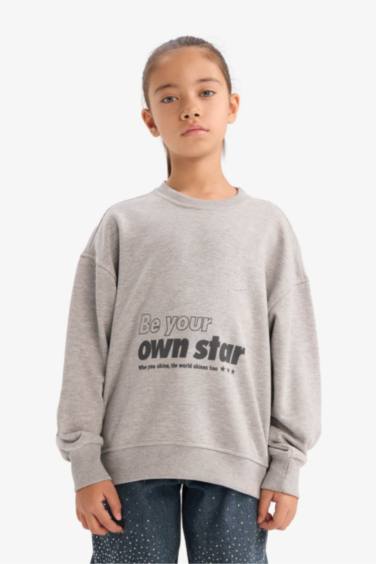 Relax Fit Crew Neck Sweatshirt