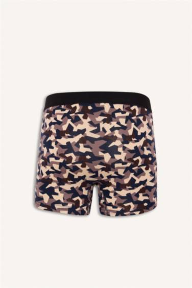 Regular Fit Leopard Print 3 Piece Boxers