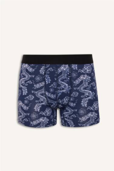 Regular Fit Hayvan Baskılı 3'lü Boxer